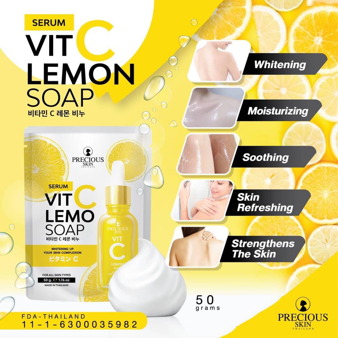 SERUM VITAMIN C Lemon SOAP - The Skin Matters