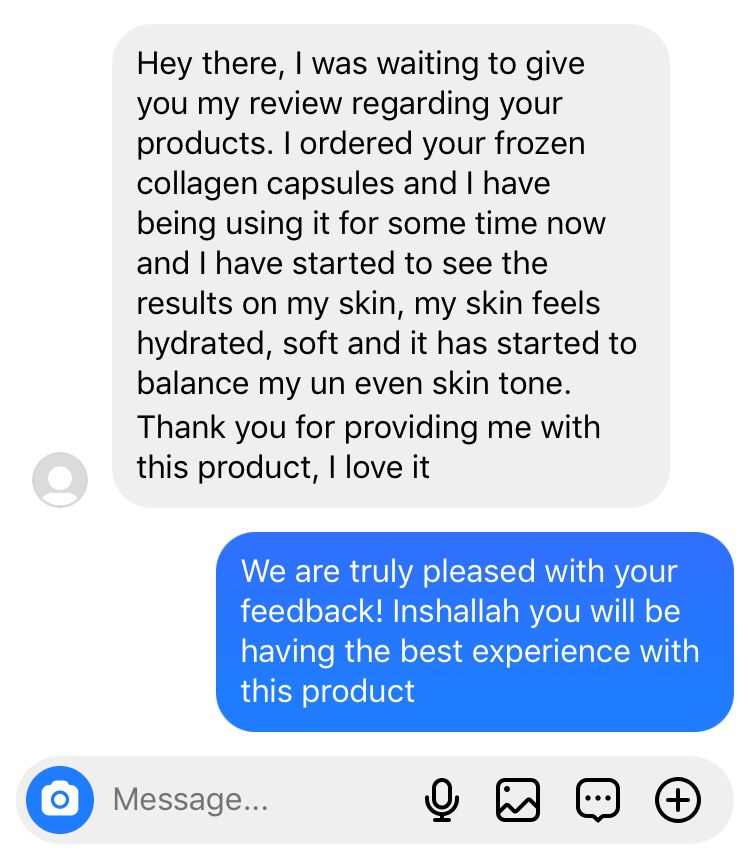 Frozen Collagen 2 in 1 (60 Caps) Brighten and Tighten Your Skin - The Skin Matters