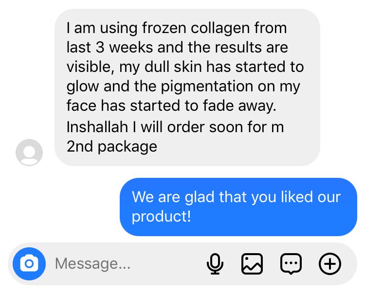 Frozen Collagen 2 in 1 (60 Caps) Brighten and Tighten Your Skin - The Skin Matters