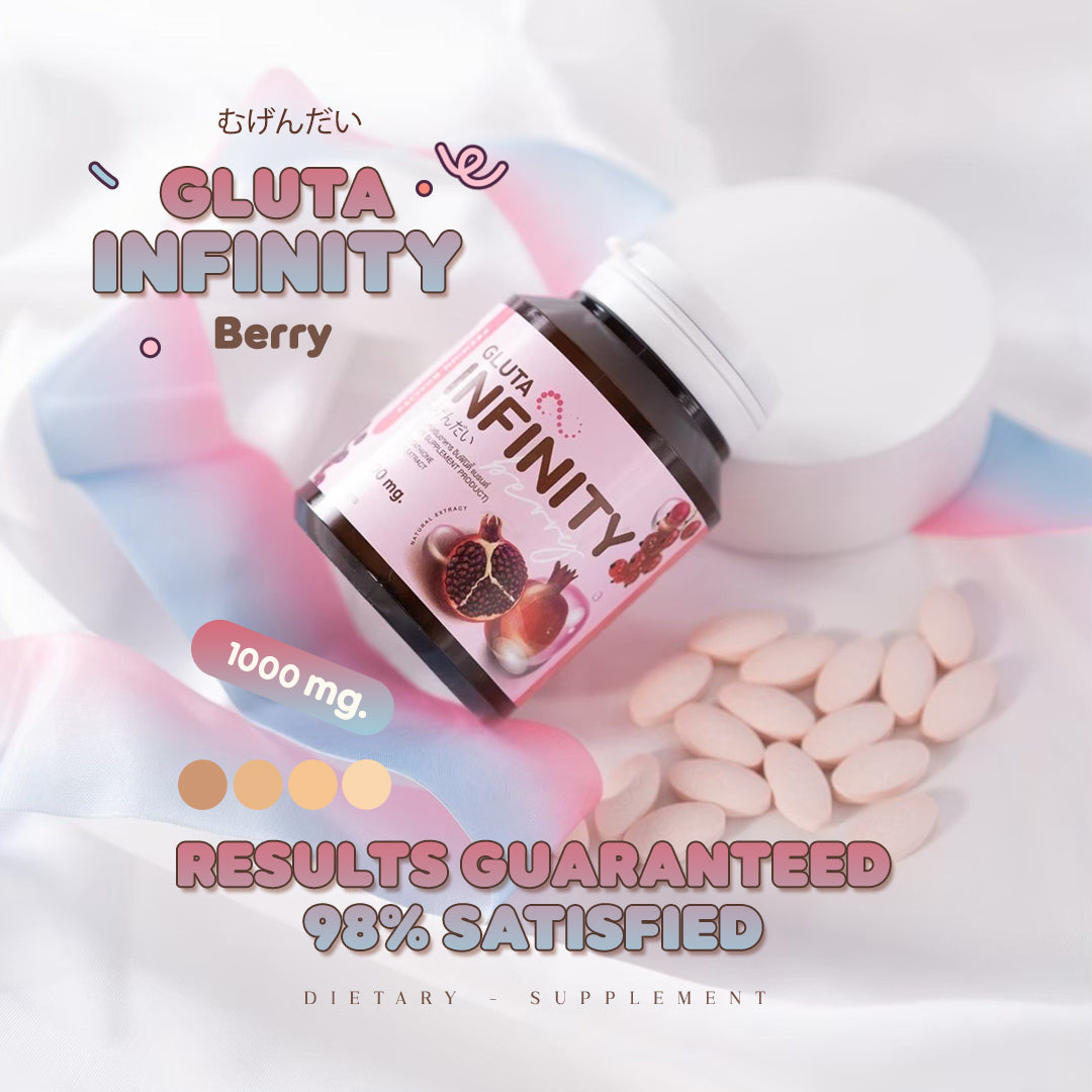 Gluta Infiniy Berry - 1000mg Supplement with Glutathione