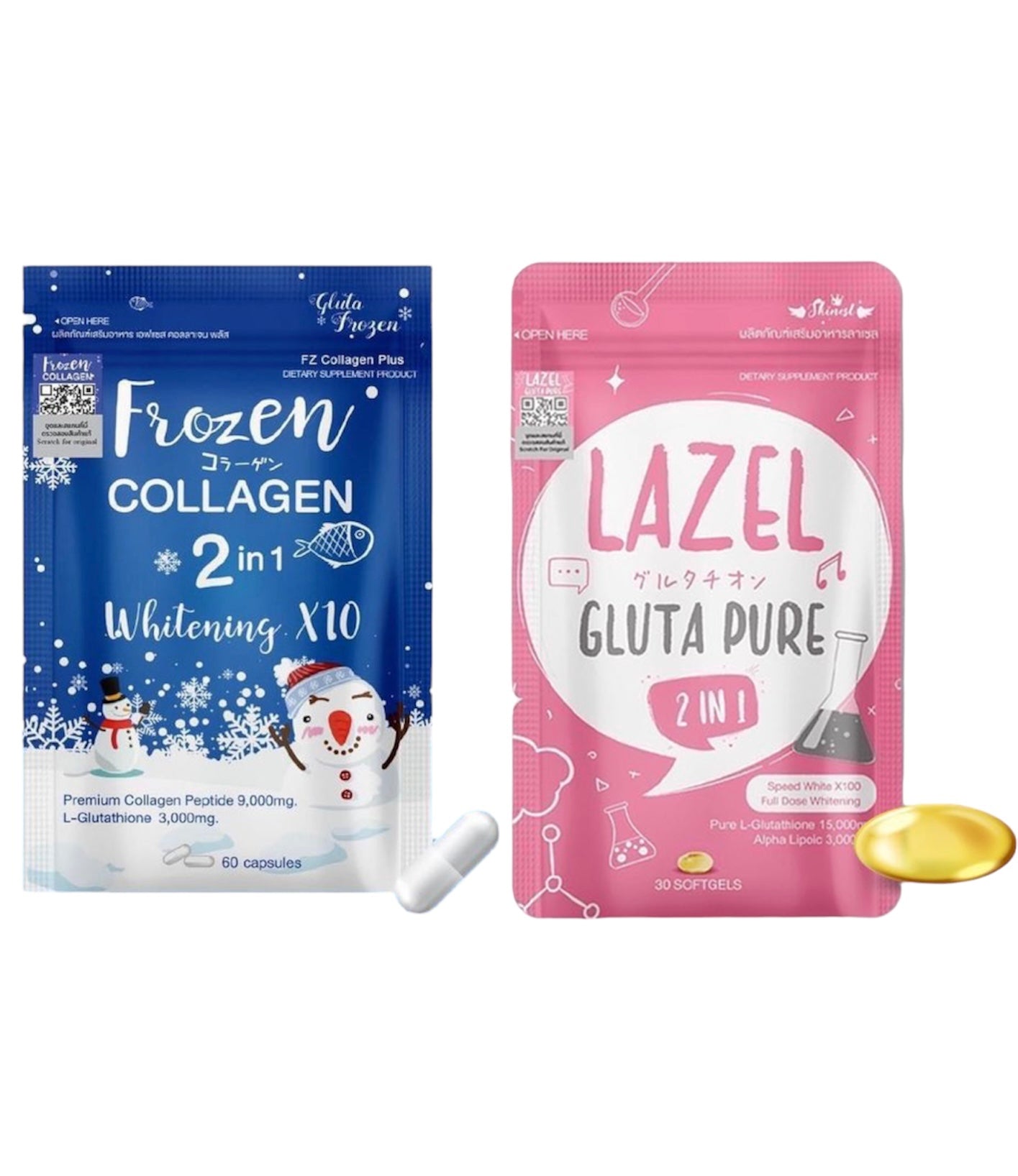 Frozen Collagen x Lazel Gluta - The Skin Matters