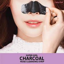 Cathy Doll Super Girl Charcoal Nose Cleansing Strip - 12 Strips